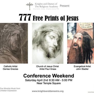 777 Free Prints of Jesus; Joyful art; Denise Gracias